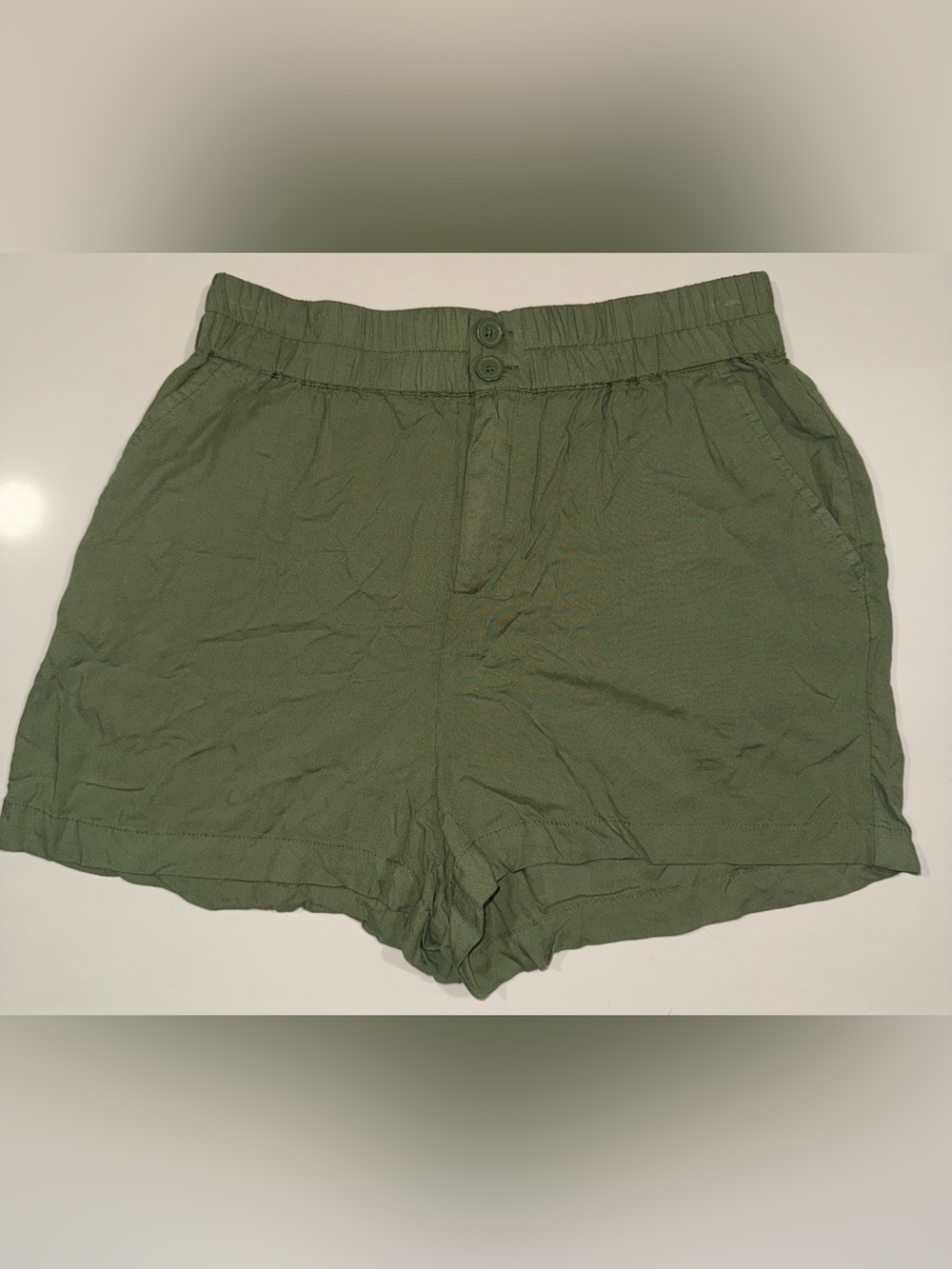Aeropostale Olive Green Women's Casual Shorts
